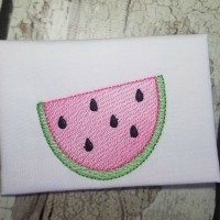 Mini Watermelon Machine Embroidery Design  - Sketch Stitch